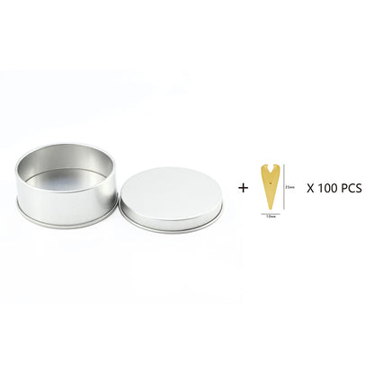 Super Tiny Triangle Stainless Steel Bookmark 100 Pcs In Tin