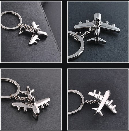 Airliner Shaped Key Chain