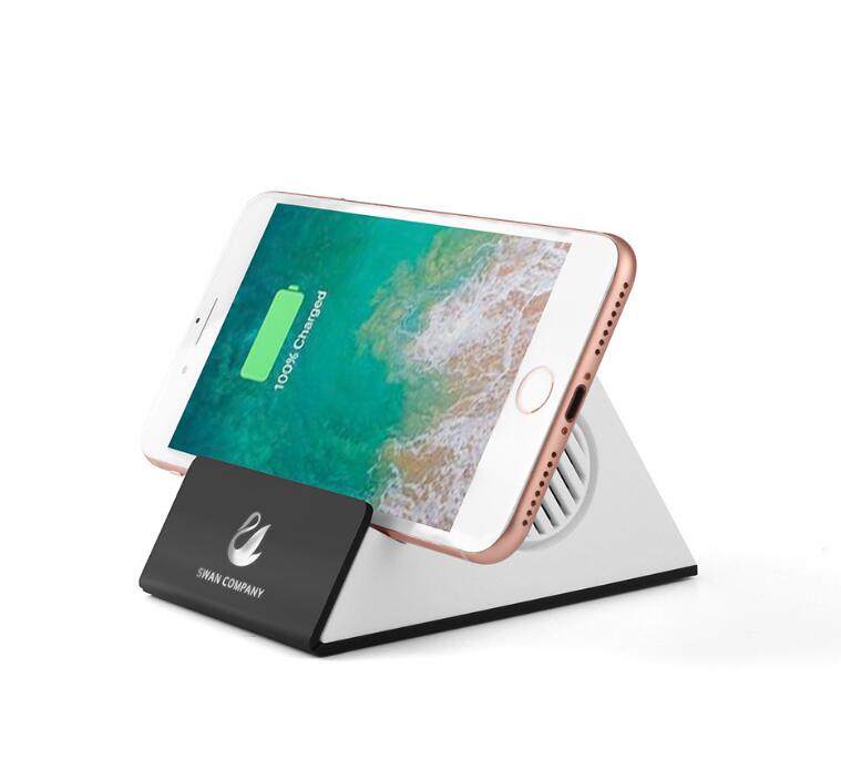 3-in-1 Speaker w/Wireless Charging & Phone Holder