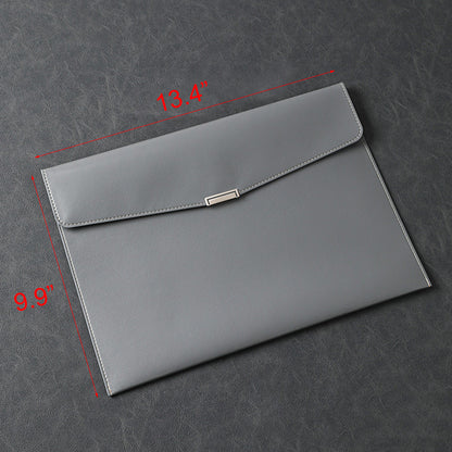 PU Leather A4 Document File Bag File Envelope
