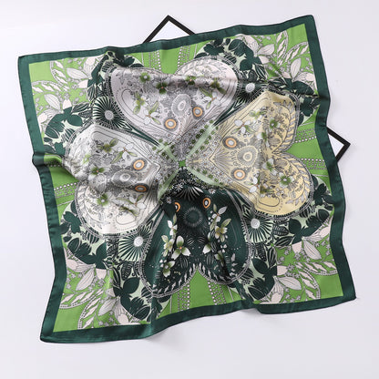 28" x 28" Stain Square Scarf Neck Scarves Kerchief Neckerchief Headband Handbags Wrap Scarf #37