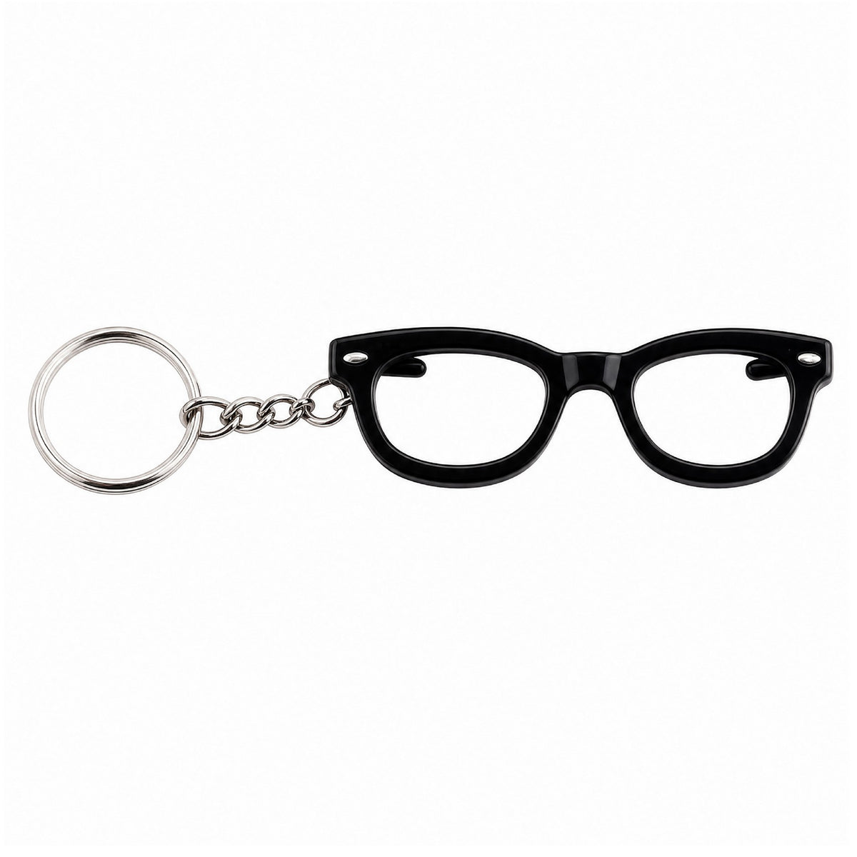 Mini Acetate Eyeglass Frame Shaped Keychain