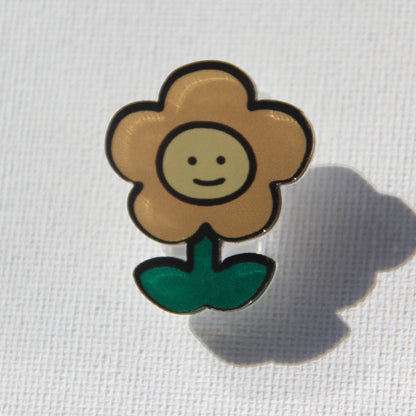 Flower Shaped Acrylic Album Memo Clip Bag Binder Sealing Clip Food Bag Clamp-Two Sides Imprint