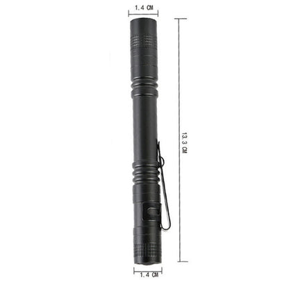 Portable Pocket Flashlight with Clip Pen Light Mini Flashlight LED Powerful High Lumen