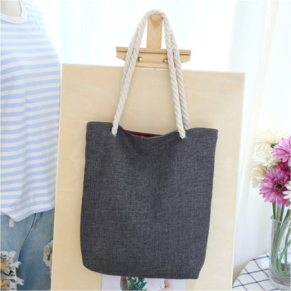 Canvas Grocery Shopping Tote Bag