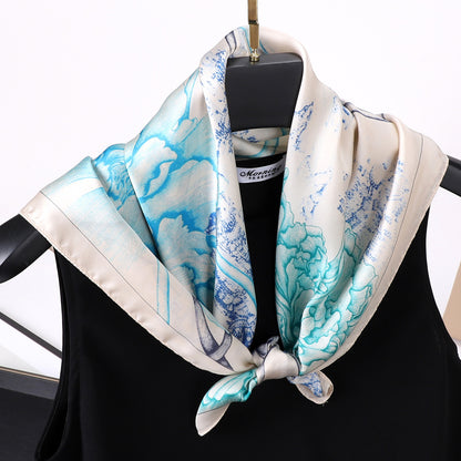 28" x 28" Stain Square Scarf Neck Scarves Kerchief Neckerchief Headband Handbags Wrap Scarf #28