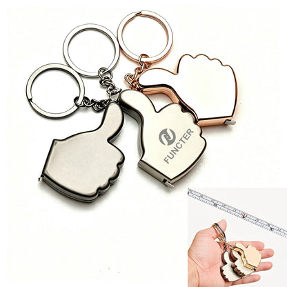 1 - Metre Thumb Shaped Keychain Mini Tape Measure