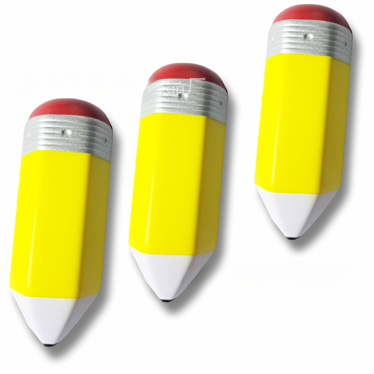 Yellow PU Foam Pencil Toy Model Decoration Pressure Reducing Ball