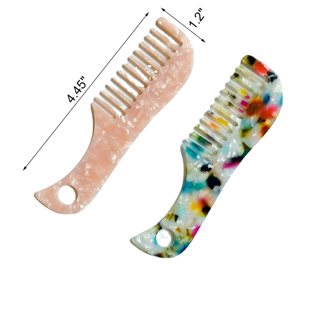 Mini Acetate Hair Brush Travel Comb Mini Detangling Combs