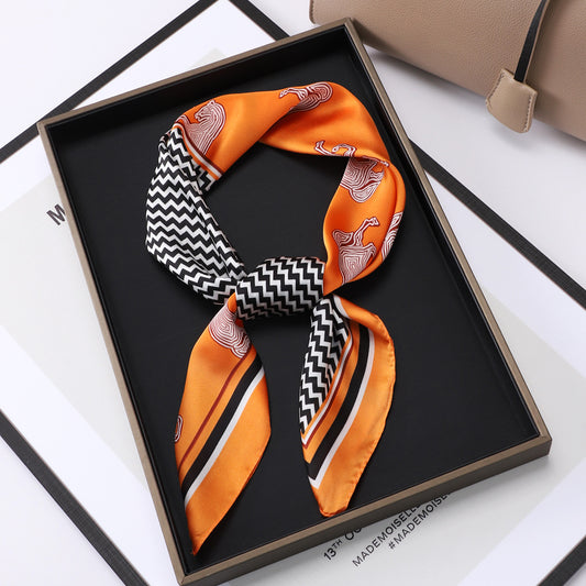 28" x 28" Stain Square Scarf Neck Scarves Kerchief Neckerchief Headband Handbags Wrap Scarf #38