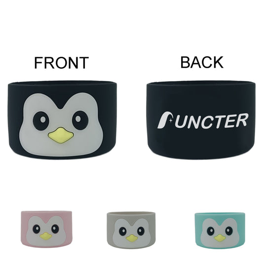 Penguin Shape Silicone Cup Base Protector 3.1" Diameter