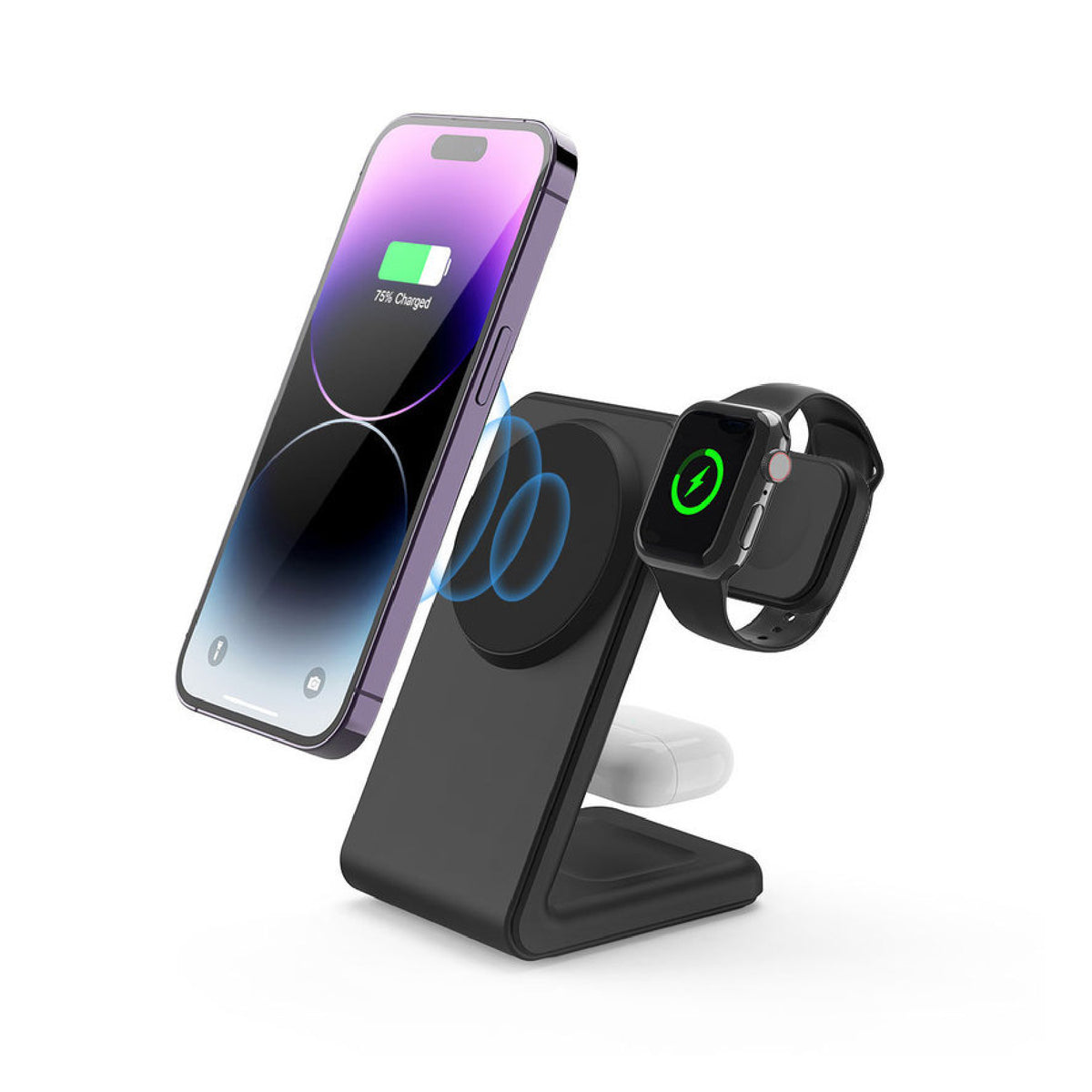 3-In-1 Foldable Wireless Charger Stand Dock