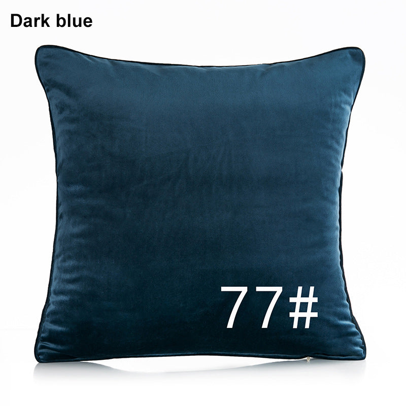 19.7 x 19.7" Premium Square Dutch Velvet Throw Pillowcase With Hidden Zipper