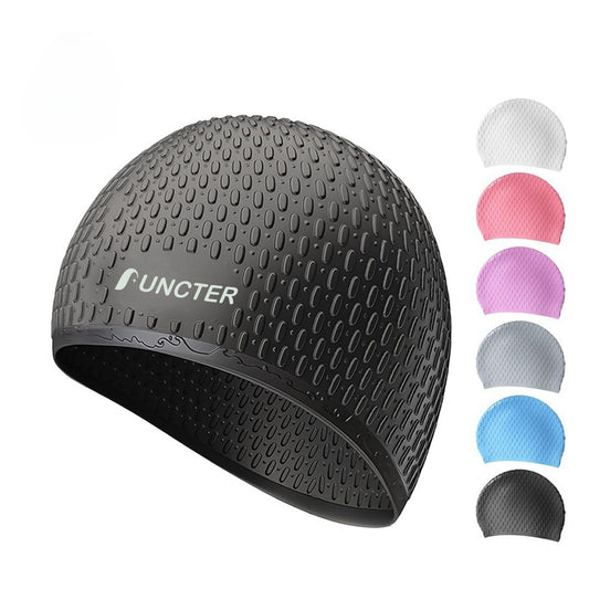 Uncter Bubble Grain Waterproof Swimming Cap