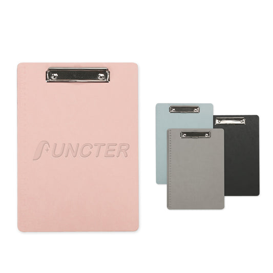A4 PU Leather Metal Clip Writing Board