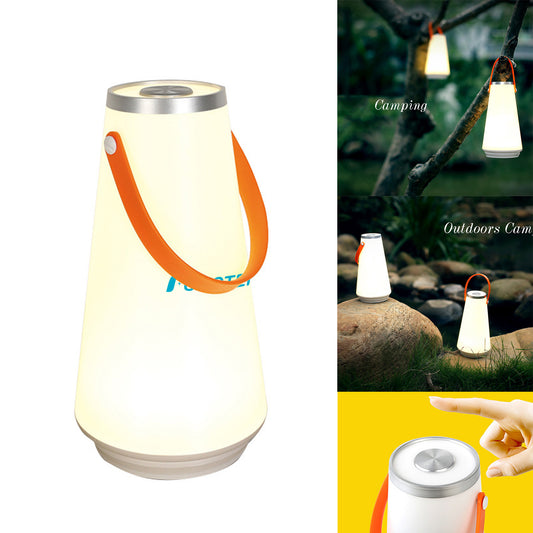 Touch Sensor LED Night Light Outdoor Camping Lamp With Handle