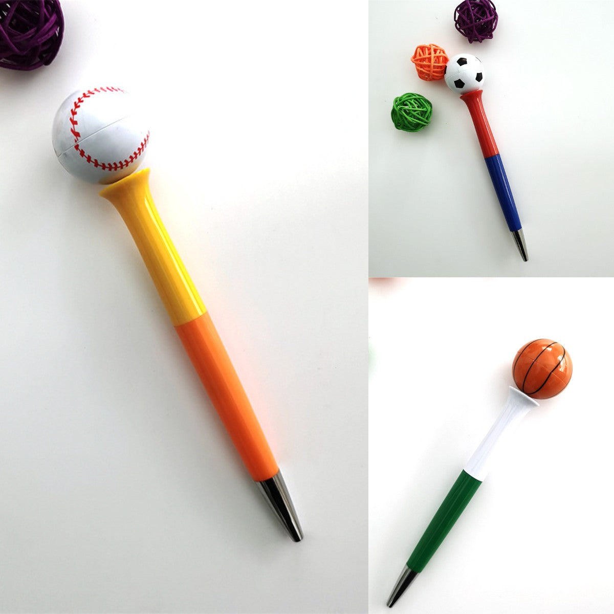 Pressure Reducing Rotating Ballpoint Pen