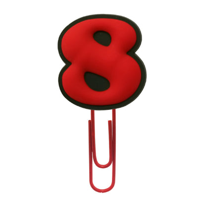 Patch Number Series - Number Eight Paper Clip #8