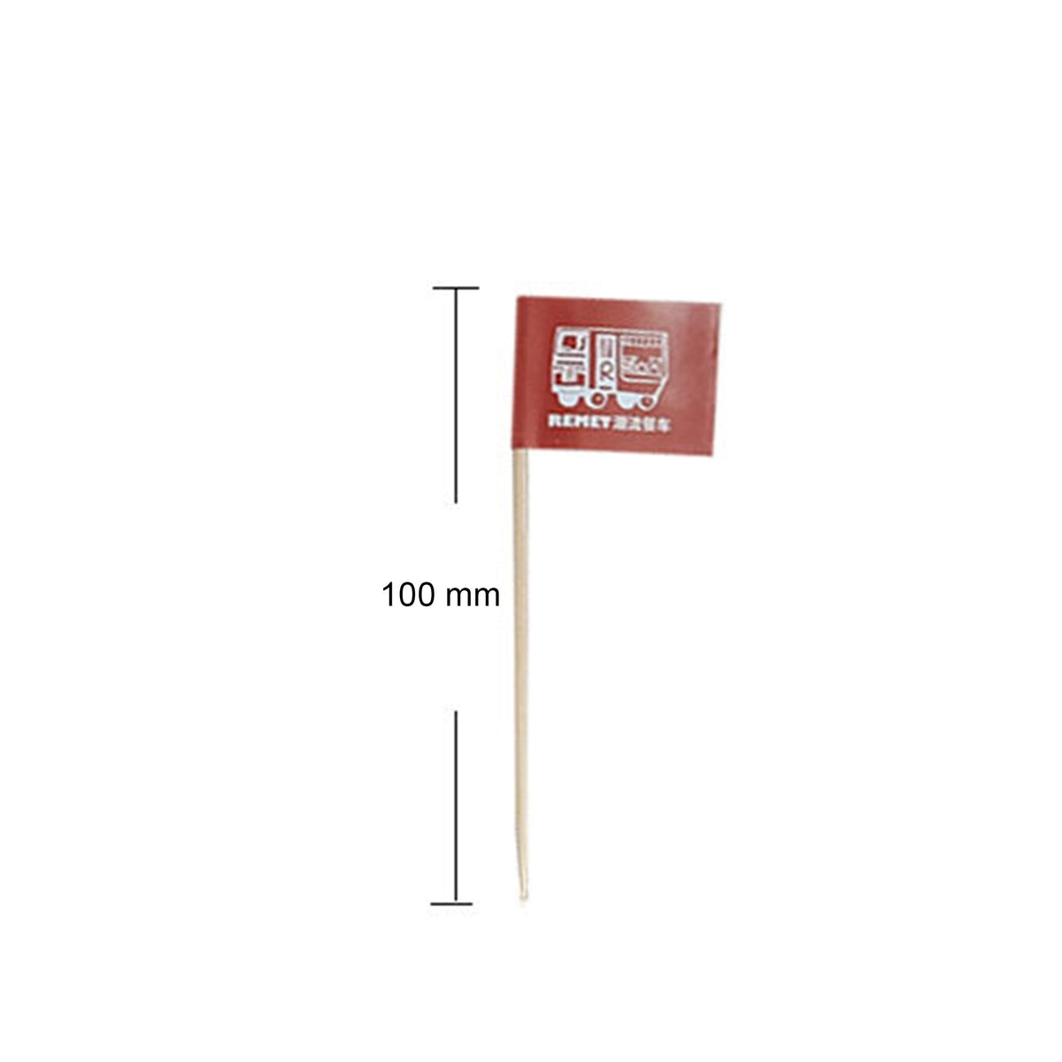 Custom 4"L Mini Paper Toothpick Flag Food Food Labels
