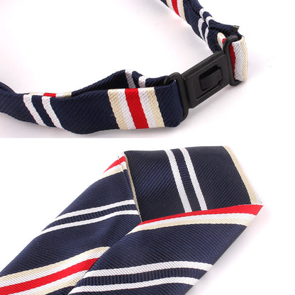 Custom Pre-tied Tie Adult Polyester Silk Adjustable Necktie