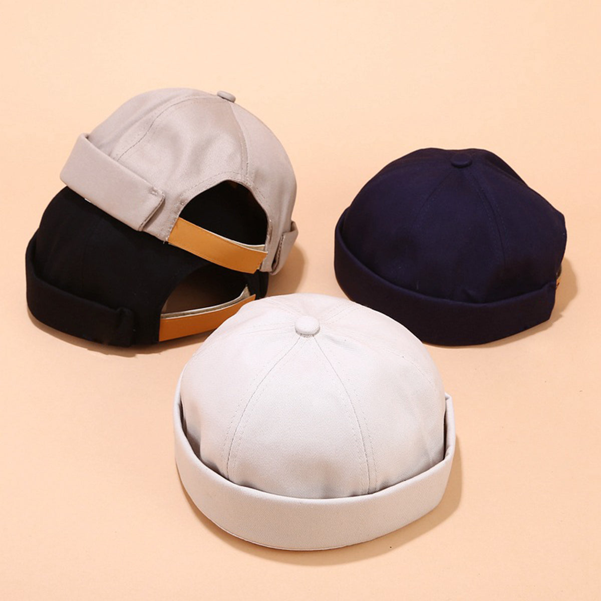 Cotton Adjustable Dockers Beanie Worker Cap