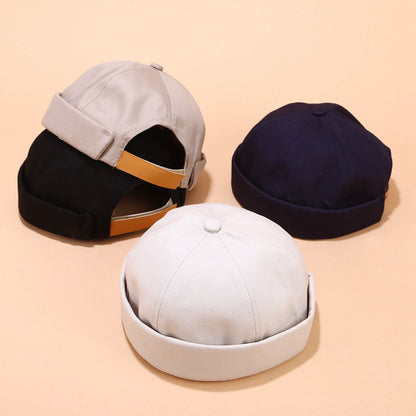 Cotton Adjustable Dockers Beanie Worker Cap