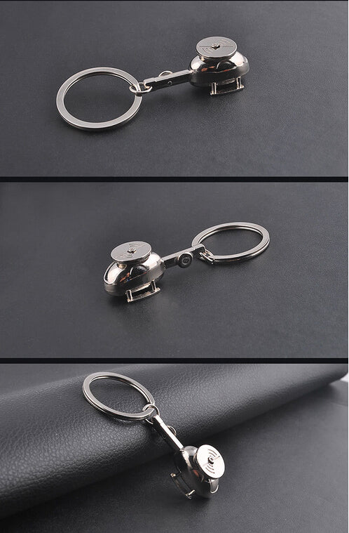 Helicopter Shaped Key Chain