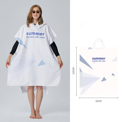 Custom Quick Dry Hooded Towel Beach Towel