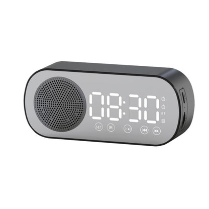 2000 mAh Digital LED Mirror Radio Alarm Clock Wireless Speaker