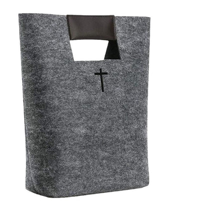 Rectangle Felt Tote Bag Shopping Bag W/Handler