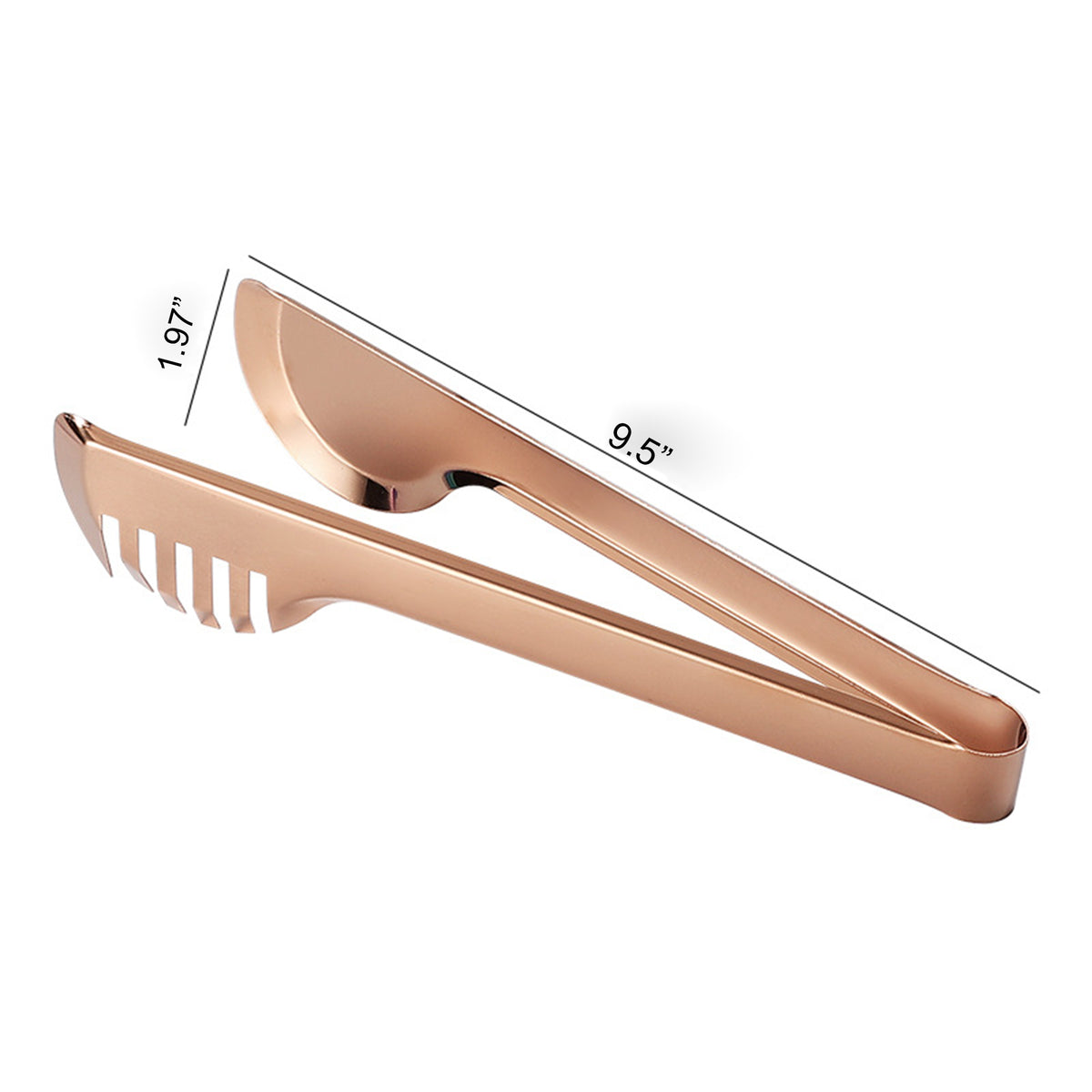 9.5" L Stainless Steel Serving Tongs Pasta Tong