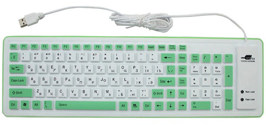 103 Keys Portable USB Silicone Keyboard