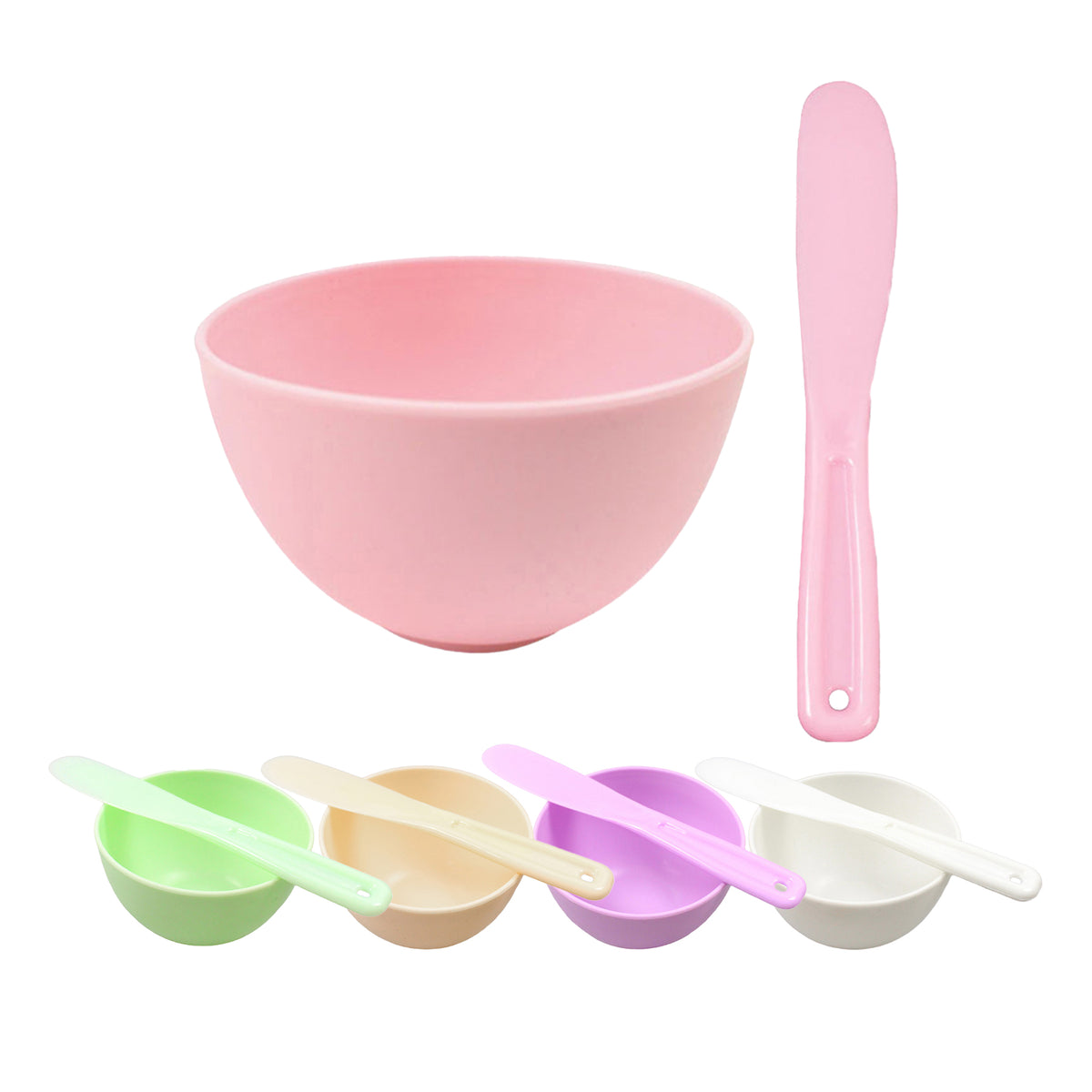 Collapsible Silicone Mask Mixing Set (2-Piece)