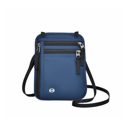Water Resistant RFID Passport Holder Bag Travel Neck Wallet
