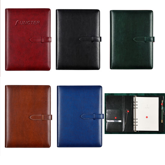 A5 PU Lether Notebook W/Buckle Closure