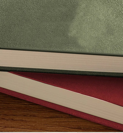 A5 PU Leather-Bound Business Notebook Writing Journal Executive Notebook Meeting Note