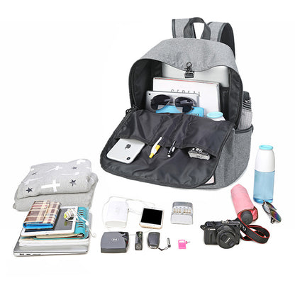 Outdoor Durable Laptops Backpack W/ USB Charging Port