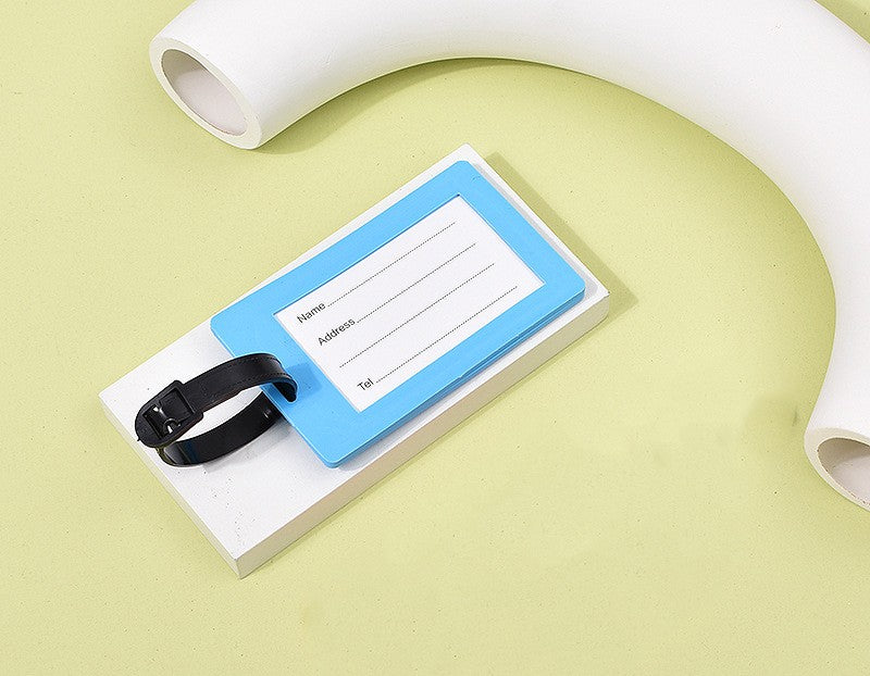 Fully Customizable 3D Soft PVC Luggage Tag For Suitcase Travel Baggage Identification
