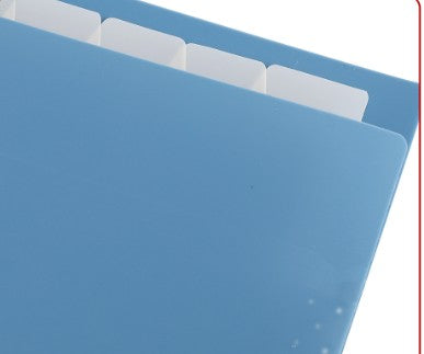 8-Pocket A4 Accordion File Folder Document Organizer W/ Snap Closure Label Stickers