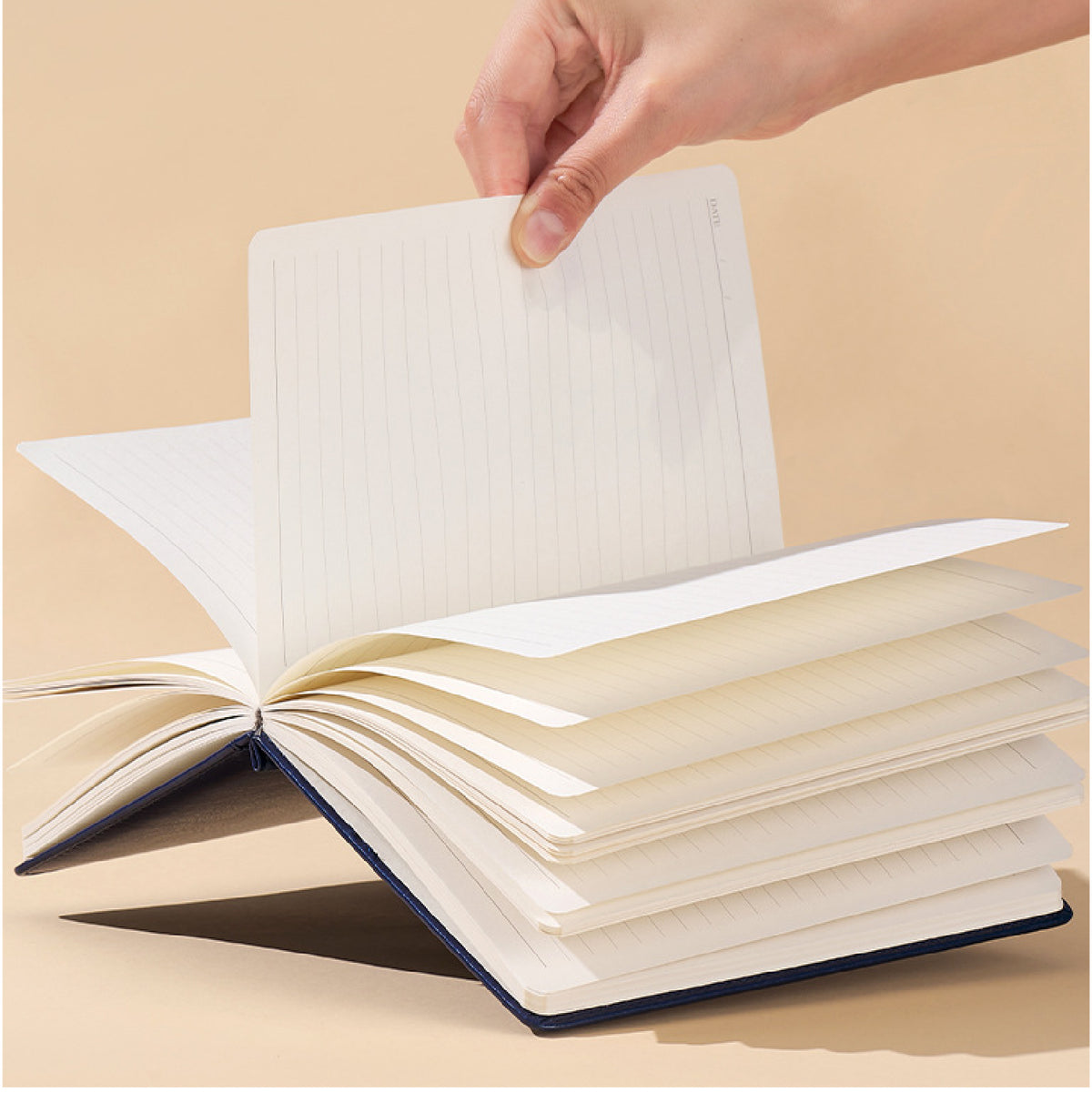 A5 Hardcover Notebook PU Leatherette Journal with Pen Loop