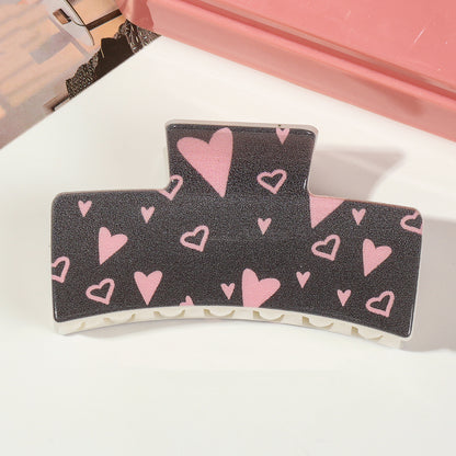 Full color printing Square Hair Claw Clip