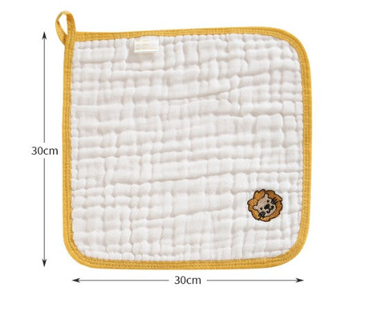 Newborn Baby Muslin Washcloths Soft Cotton Gauze Face Towels