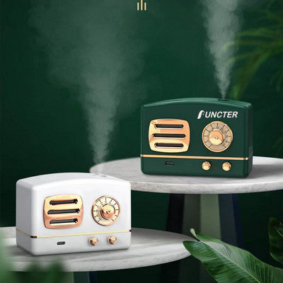 200ml Retro Mini Humidifier w/Night Light