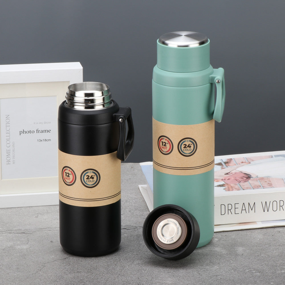 33.8oz/1000ML 304 Stainless Steel Tumbler Insulated Water Bottle Portable Vaccum Mug