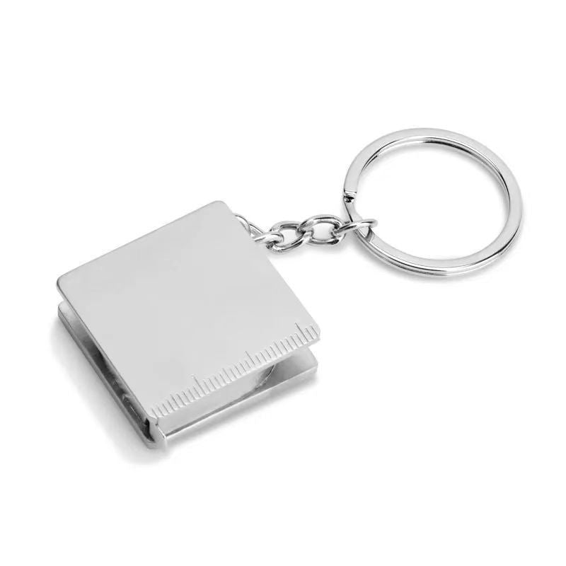 1.5 - Metre Square Mini Retractable Metric And Imperial Tape Measure With Keychain
