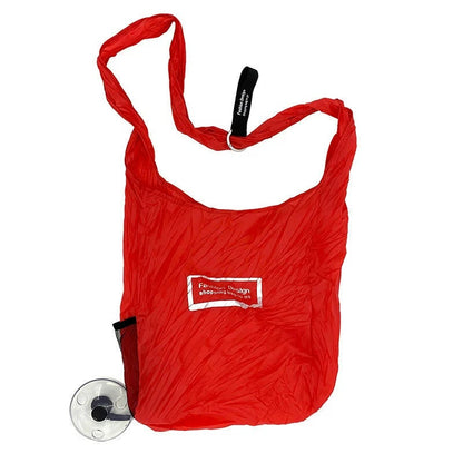 Foldable Reusable Shopping Bag With Storage Case And Lock Large Capacity Roll Up