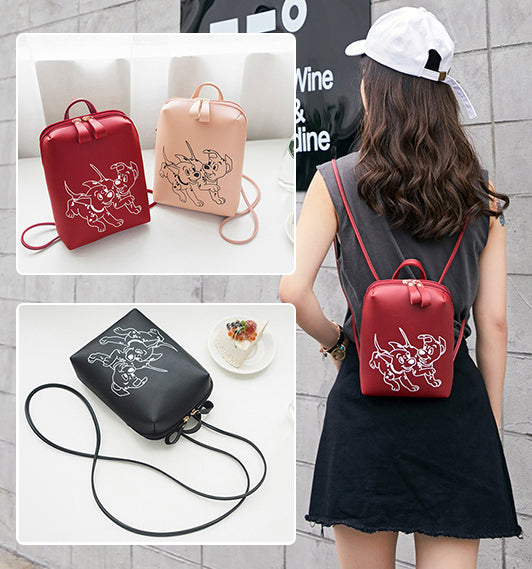 Mini Lady PU Leather Backpack