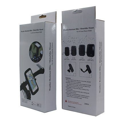 5.5" PU Surface Bicycle Handlebars Using Waterproof Phone Holder