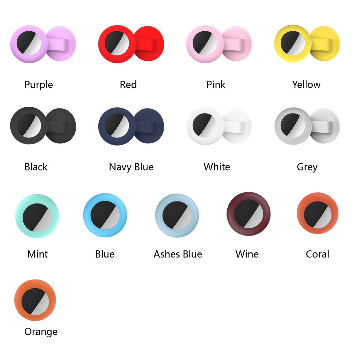 Silicone Holder for Dog Collar Silicone Case Cover for Pet Collar Loop