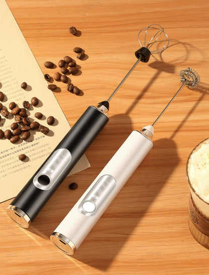 Handheld Milk And Coffee Frother Drink Mixer Electric Whisk Foam Maker Eggbeater